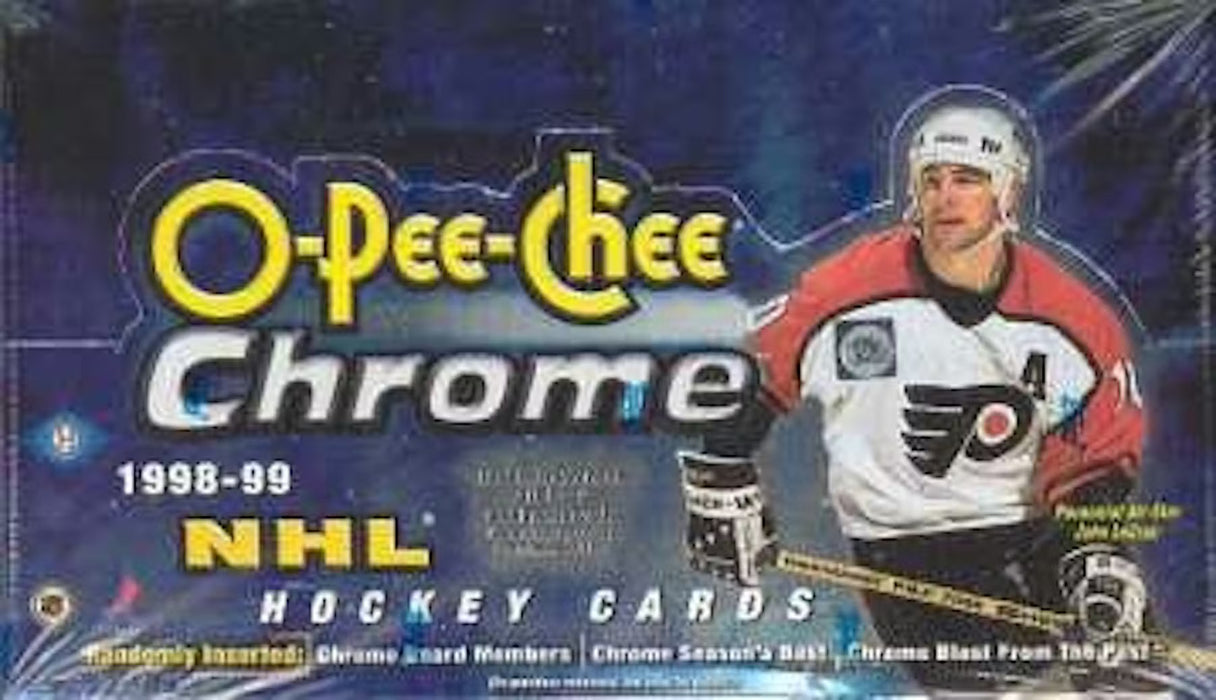 1998/99 O-Pee-Chee Chrome Hockey Hobby Box - Pastime Sports & Games