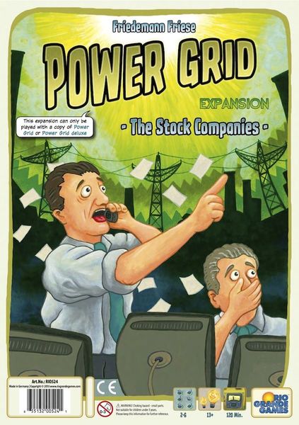Power Grid Expansion The Stock Companies - Pastime Sports & Games