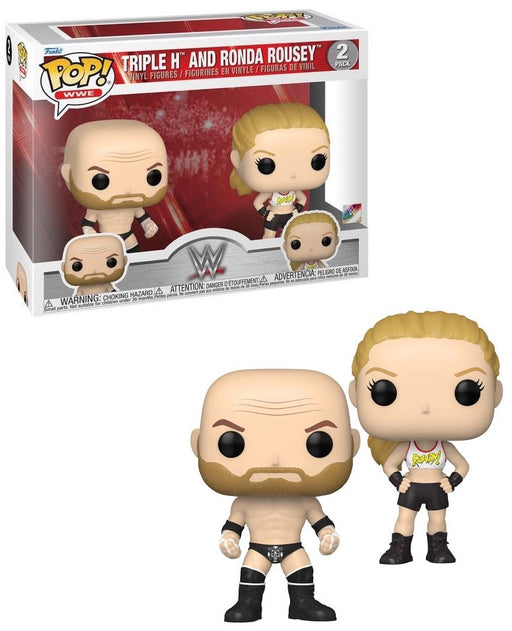 Funko Pop! WWE Triple H & Ronda Rousey 2-Pack - Pastime Sports & Games