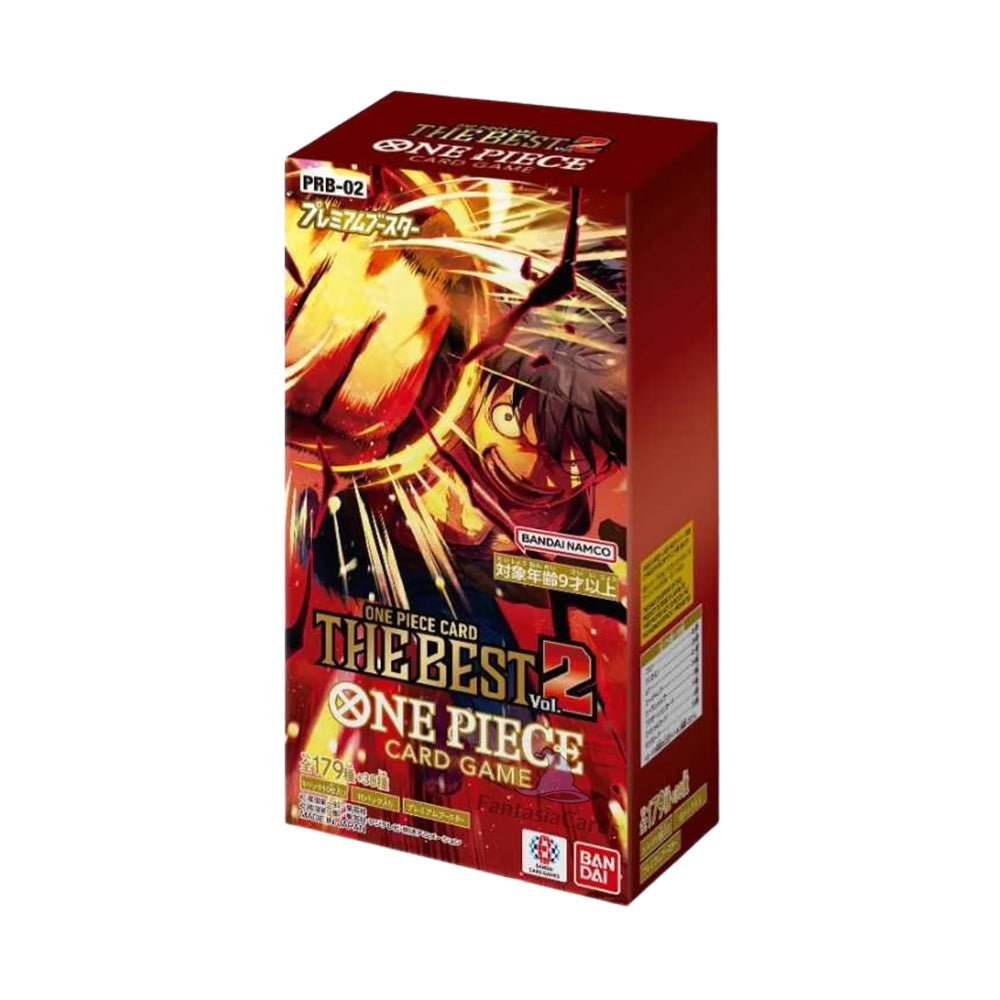 One Piece The Best Vol.2 PRB-02 Japanese Booster Pack / Box - Pastime Sports & Games