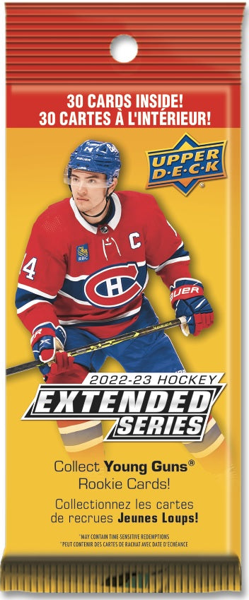 2022/23 Upper Deck Extended Series NHL Hockey Fat Pack - Pastime Sports & Games