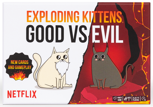 Exploding Kittens Good Vs Evil - Pastime Sports & Games