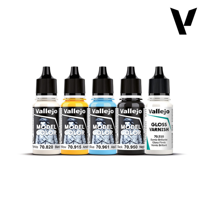 Vallejo & Karonkids Velociraptor Miniature Paint Set
