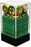 Gemini 12-Piece Dice Set Gold Green/White