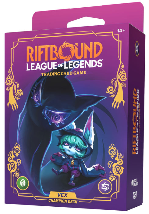 Riftbound League Of Legends Unleashed Champion Deck Vi/Vex - Pastime Sports & Games