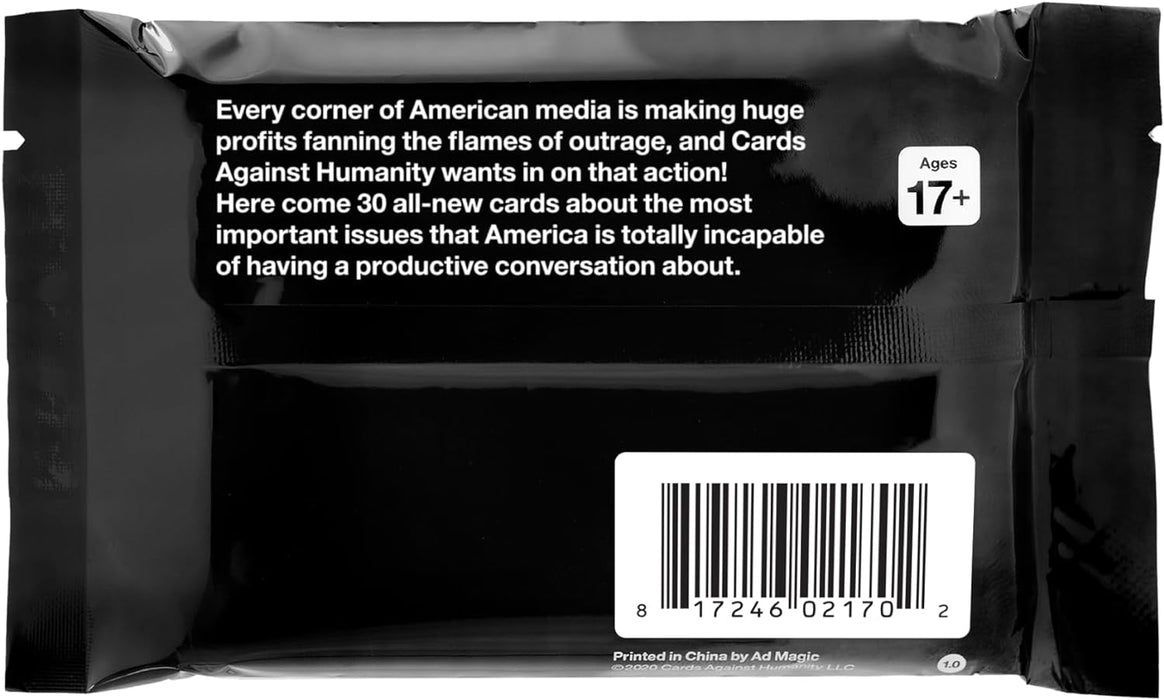 Cards Against Humanity Culture Wars Pack - Pastime Sports & Games