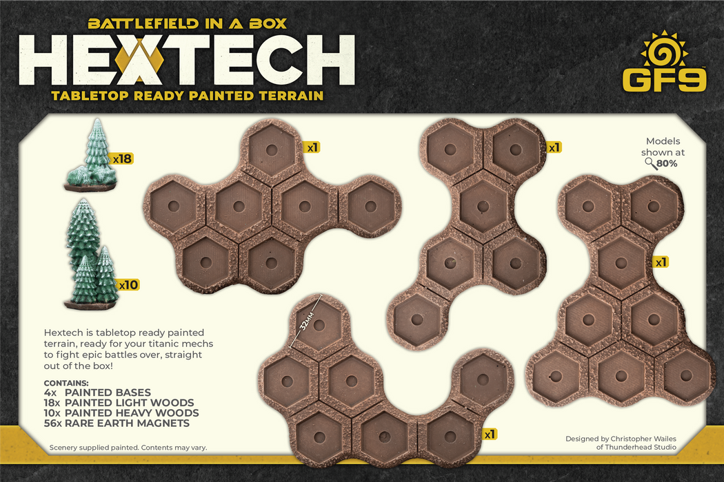 Battlefield In A Box Hextech Light And Heavy Pinewoods (Winter) PRE ORDER - Pastime Sports & Games