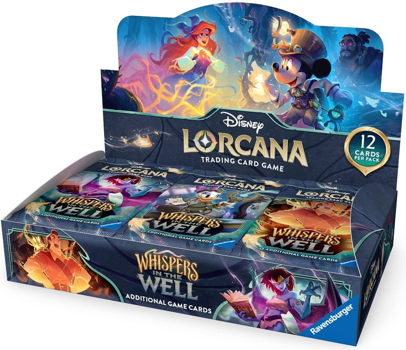 Disney Lorcana Whispers In The Well Booster Box/Case PRE ORDER - Pastime Sports & Games