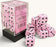 Speckled 12-Piece Six Sided 16mm Dice Set Pink