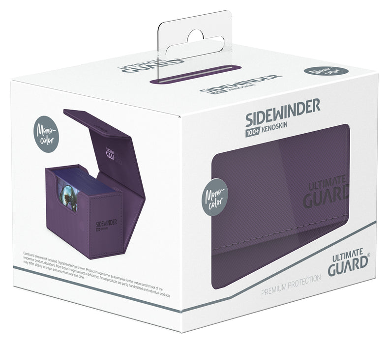 Sidewinder 100+ Xenoskin Mono-Color Deck Cases - Pastime Sports & Games