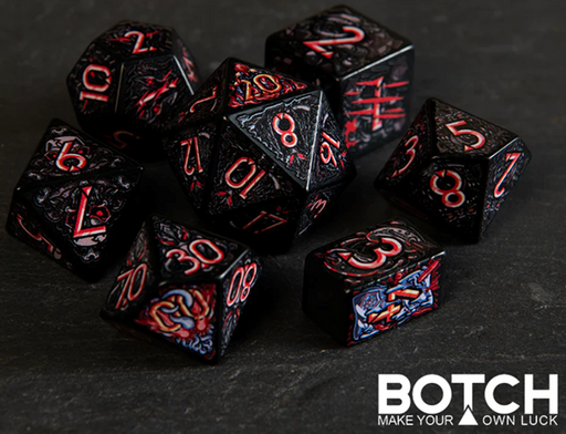 Botch Dice Dark Deities 7-Piece Dice Set