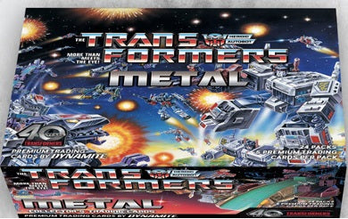 Transformers 40th Anniversary Metal Trading Cards Hobby Box/ Case PRE ORDER