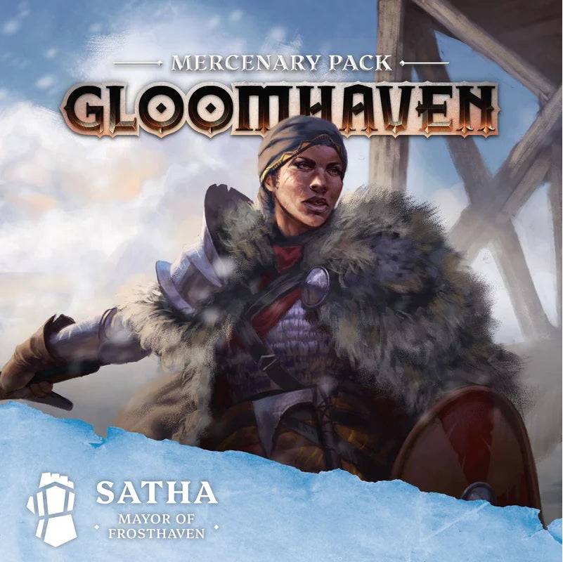 Gloomhaven Mercenary Pack Satha Mayor Of Frosthaven