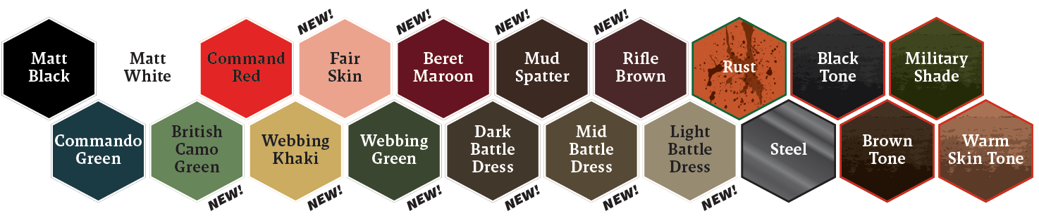 The Army Painter Historical WWII British Paint Set - Pastime Sports & Games