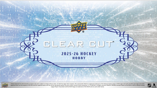 2025/26 Upper Deck Clear Cut NHL Hockey Hobby Box/Case - Pastime Sports & Games