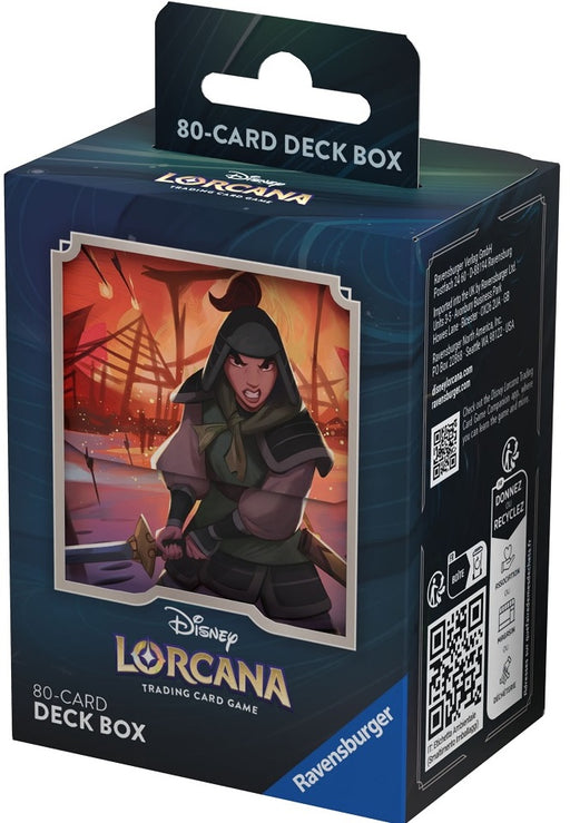 Disney Lorcana Deck Box Mulan - Pastime Sports & Games