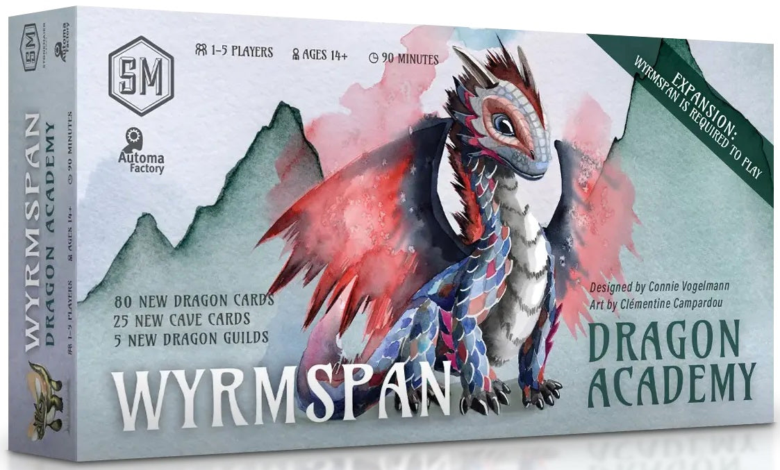 Wyrmspan Dragon Academy Expansion - Pastime Sports & Games