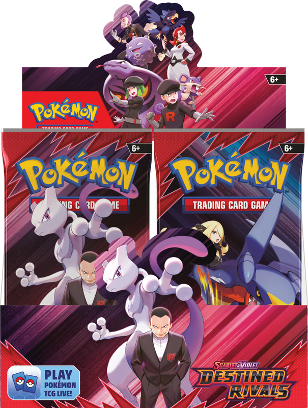 Pokemon Destined Rivals Booster Pack/Box - Pastime Sports & Games