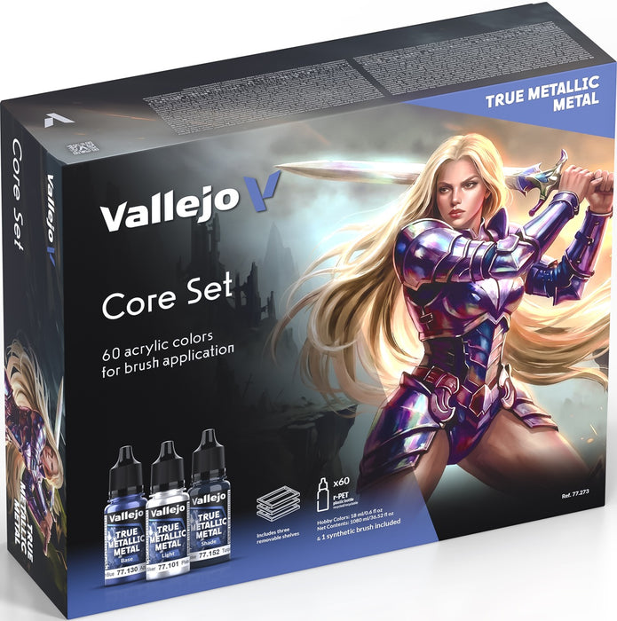 Vallejo True Metallic Metal Core Set