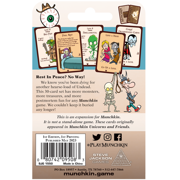 Munchkin Deathly Pail - Pastime Sports & Games
