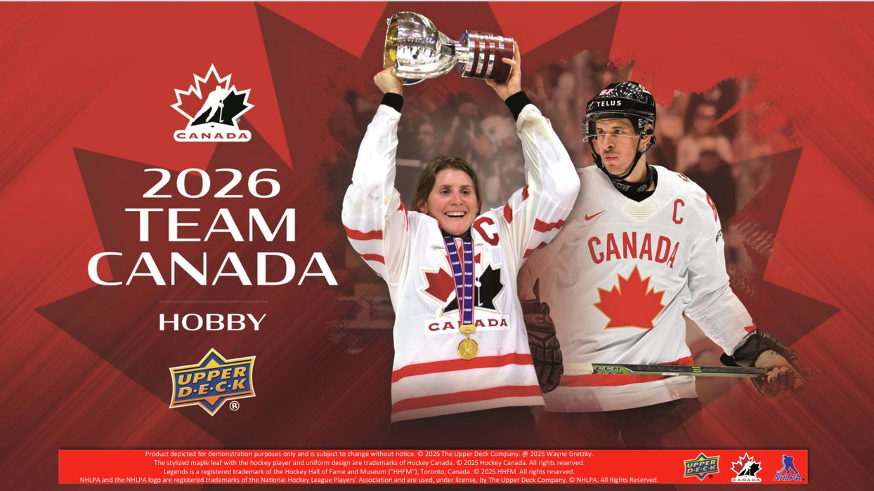 2025/26 Upper Deck Team Canada Hobby Box/Case - Pastime Sports & Games