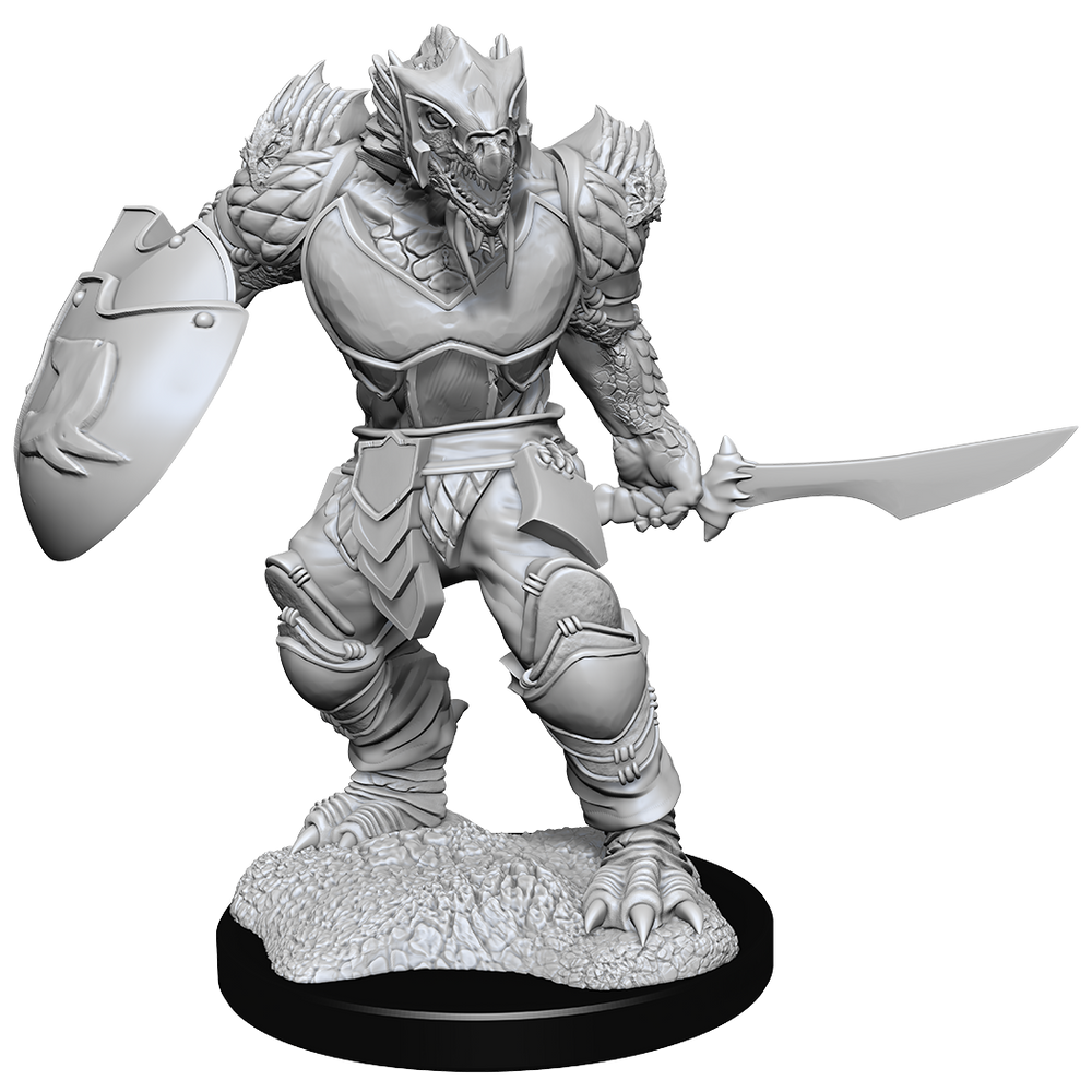 Nolzur's Marvelous Miniatures Dragonborn Fighter Male (90303) - Pastime Sports & Games