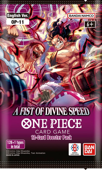 One Piece Card Game A Fist Of Divine Speed Booster Box - Pastime Sports & Games