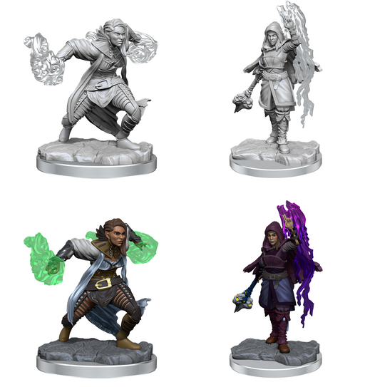 Nolzur's Marvelous Miniatures Half-Elf Warlock - Pastime Sports & Games