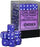 Opaque 36-Piece Dice Set Purple/White