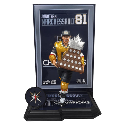 Jonathan Marchessault 2023 Stanley Cup Champions Las Vegas Knights 7" NHL Posed Figure With Conn Smyth Trophy - Pastime Sports & Games