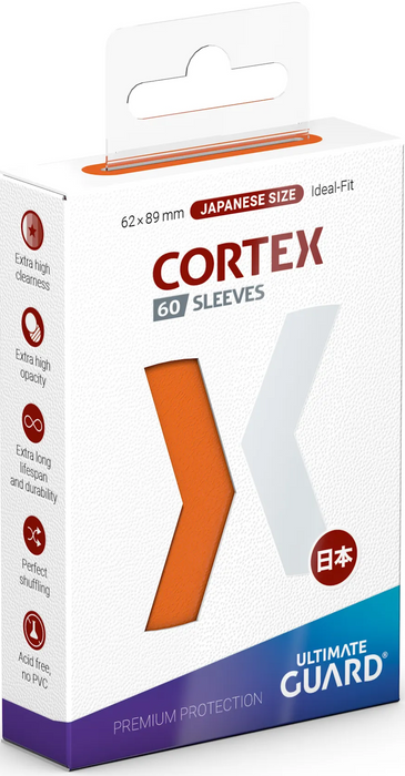 Cortex 60 Glossy Japanese Size Sleeves - Pastime Sports & Games