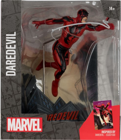 Marvel Daredevil 1:10th Scale Collection With Comic Scene (Daredevil #600) - Pastime Sports & Games