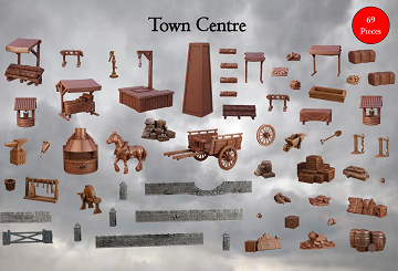 Terrain Crate Town Centre Mega Set (69pcs)