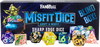 FanRoll Misfit Dice - 7 Mismatched Sharp Edge Dice Blind Box - Pastime Sports & Games