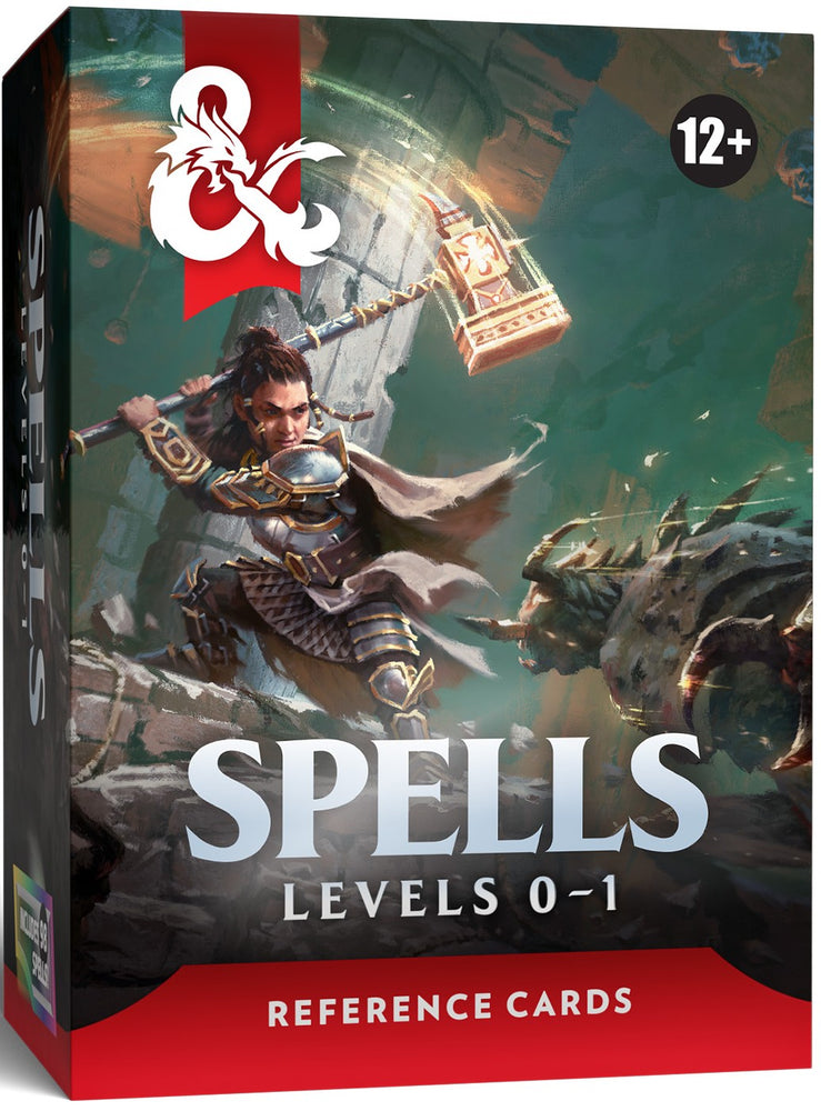 Dungeons & Dragons Trove Spells 1 Levels 0-1 Reference Cards