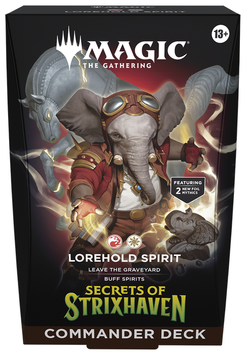 Magic The Gathering Secrets of Strixhaven Commander Decks/Case - Pastime Sports & Games