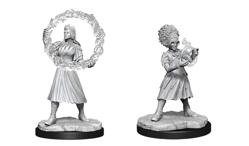 Magic The Gathering Unpainted Miniatures Rootha & Zimone (90345) - Pastime Sports & Games