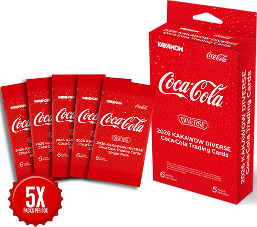 2026 Kakawow Diverse Coca-Cola Trading Card Hanger Box PRE ORDER