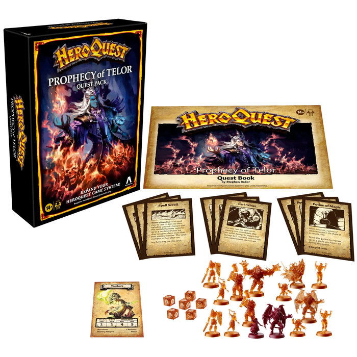 Hero Quest Prophecy Of Telor Quest Pack - Pastime Sports & Games