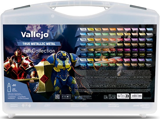 Vallejo True Metallic Metal Colour Case - Pastime Sports & Games
