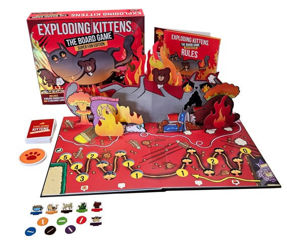 Exploding Kittens The Board Game Premium Edition - Pastime Sports & Games