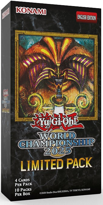 Yu-Gi-Oh! Limited Pack 2025 World Championship Booster Box - Pastime Sports & Games