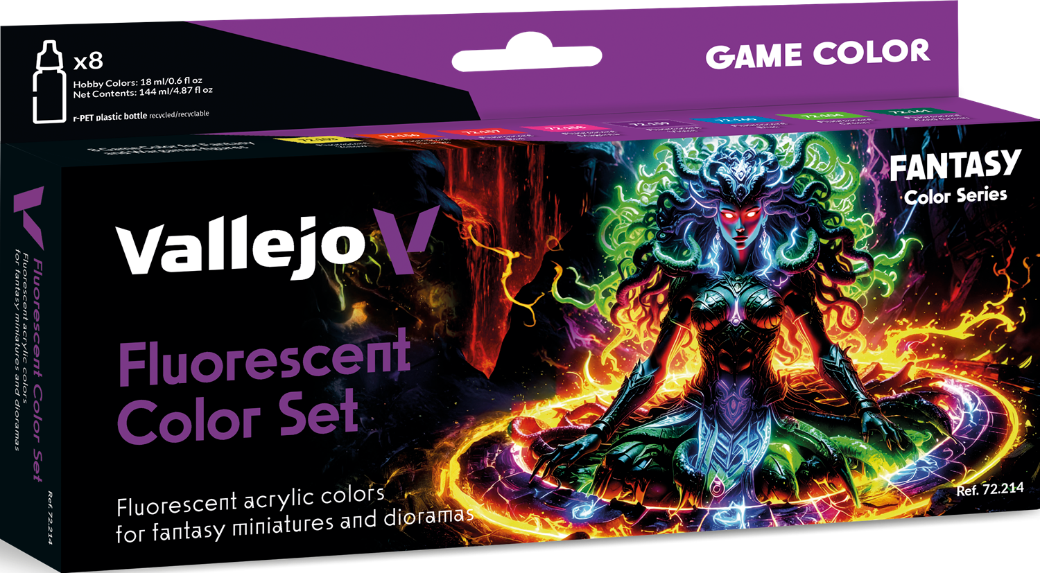 Vallejo Game Color Fluorescent Color Set