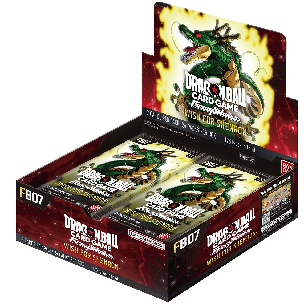 Dragon Ball Super Fusion World Wish For Shenron Booster Box - Pastime Sports & Games