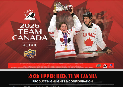 2025/26 Upper Deck Team Canada Blaster Box/Case - Pastime Sports & Games