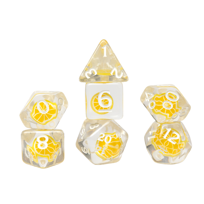 Sirius Dice 7-Piece Dice Set Fruit Slice - Pastime Sports & Games