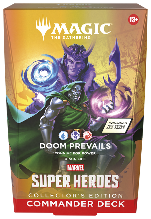 Magic The Gathering Marvel Super Heroes Commander Collector's Edition Deck/Case - Pastime Sports & Games