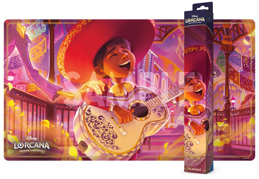Disney Lorcana Playmat Hyperia City Miguel Promising Musician - Pastime Sports & Games