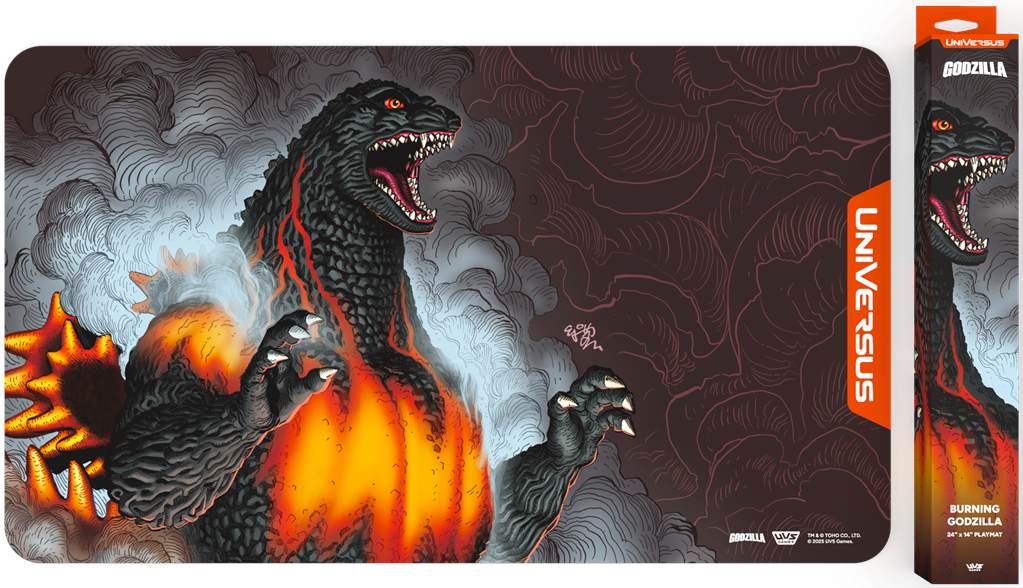 Universus Godzilla Playmat Burning Godzila - Pastime Sports & Games