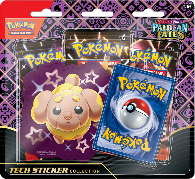 Pokemon Paldean Fates Tech Sticker Collection - Pastime Sports & Games